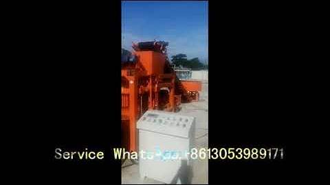 Installation of Automatic Block machine of QT4-25