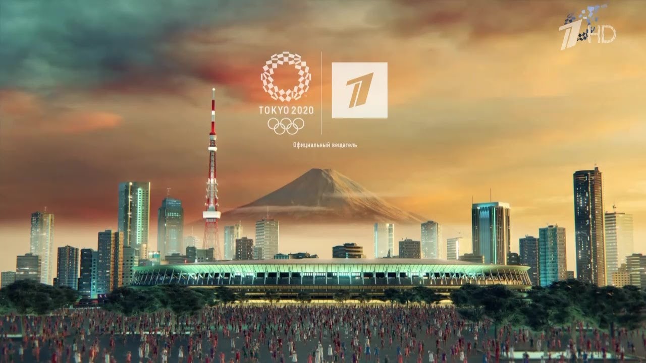 XXXII Summer Olympic Games in Tokyo. Main Intro (Channel One Russia ...