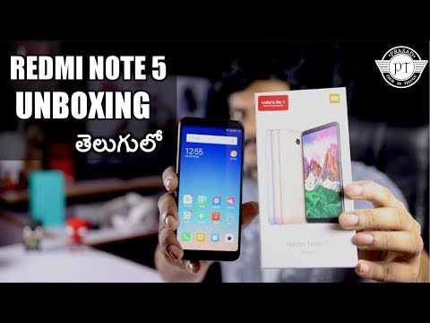 Redmi Note 5 Unboxing & initial impressions ll in telugu ll
