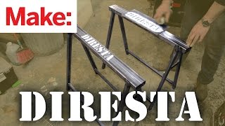 Diresta: Steel Saw Horses Jimmy Diresta shows us how he made a set of heavy duty steel saw horses. ------------------------------------------------------------ Visit us on