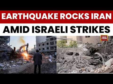 Israel Strikes Iran’s On Cam; Earthquake Rocks Iran Amid Escalating Conflict | Iran Israel War News