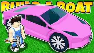 How to build ANY CAR In Build a Boat! *Tips & Tricks*