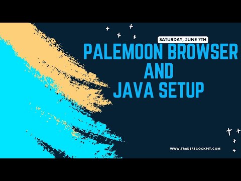 PALEMOON BROWSER AND JAVA SETUP FOR TRADERSCOCKPIT SOFTWARE