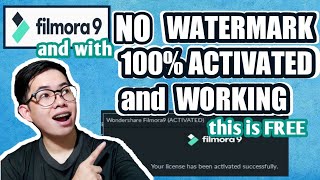 HOW TO REMOVE WATERMARK ON FILMORA AND ACTIVATE FILMORA 2020 | 100% WORKING | LEGIT (TAGALOG)