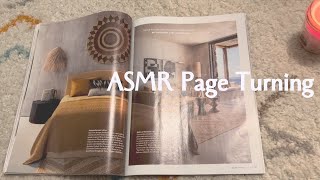 Relaxing ASMR Page Turning (No Talking) | French Interior Design & Furniture Magazines