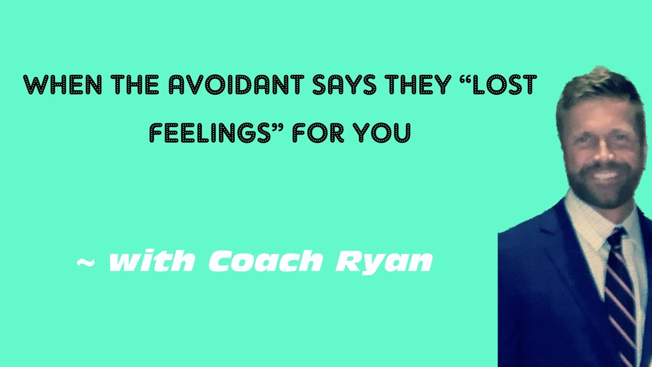 Когда избегающий человек говорит, что он «потерял чувства» к вам