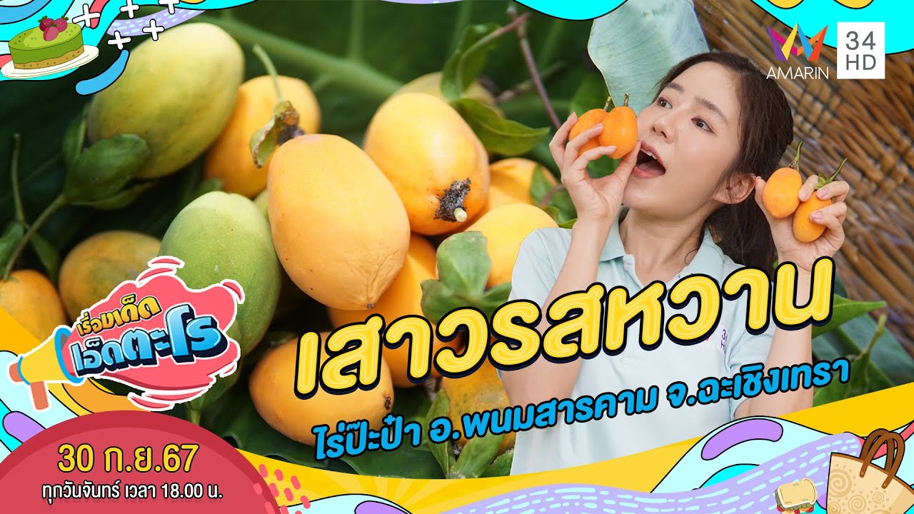 เสาวรสหวาน ไร่ป๊ะป๋า อ.พนมสารคาม จ.ฉะเชิงเทรา | เรื่องเด็ดเอ็ดตะโร | 30 ก.ย. 67 (3/4)