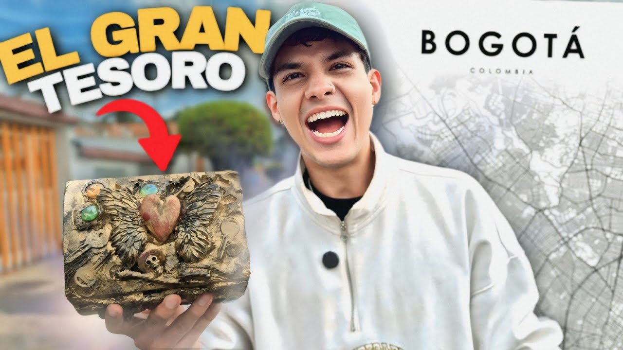 BUSCANDO TESOROS PERDIDOS en BOGOTÁ! 😨 │ GEOCACHING 2025