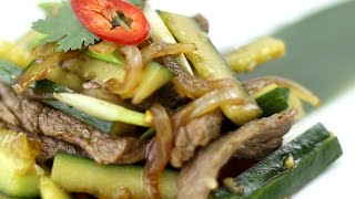 Ну, оОчень вкусный салат с огурцов и мяса Ве Ча, корейская кухня(, 2015-06-30T13:31:40.000Z)