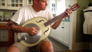 Turkey Tone #8 - Enamelware Parlor Guitar