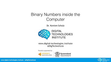 15 minutes Binary Numbers inside the Computer