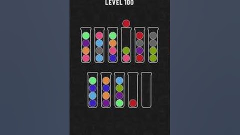 Ball Sort Puzzle Walkthrough Gameplay - Level 100
