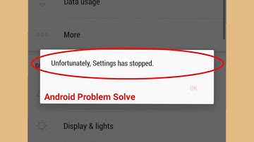 How To Fix Unfortunately, Settings has stopped Problem Solve In Android