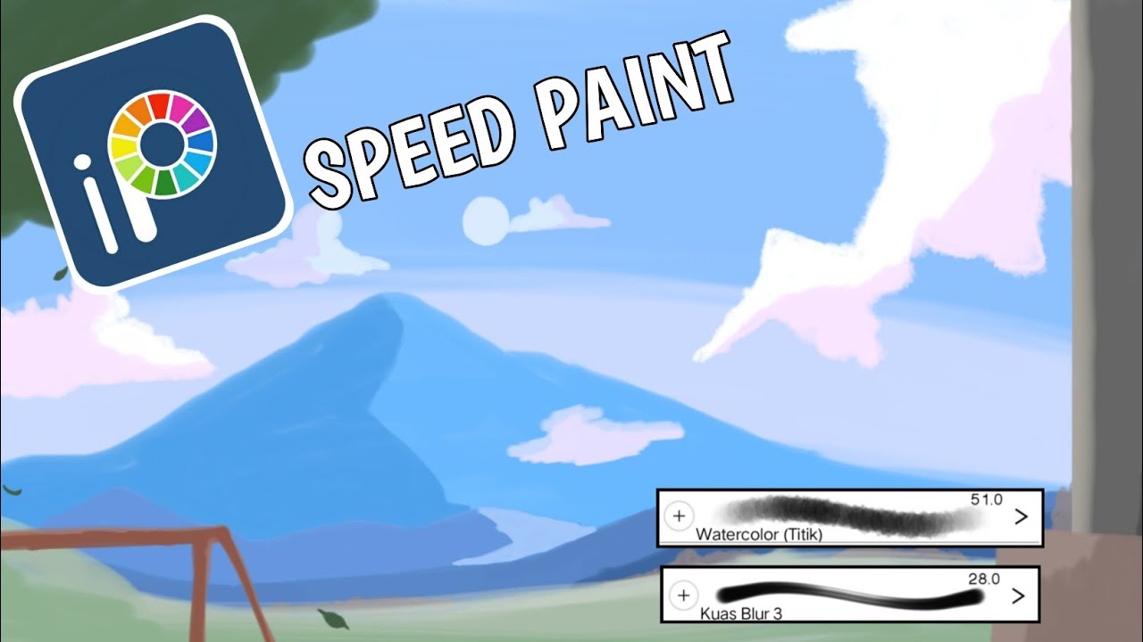 [IBISPAINT X] SPEED PAINT BACKGROUND #ibispaintx #drawing - YouTube