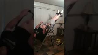 Inversion Table FAIL! 🤣 @christopherpackart #fitness Wealth