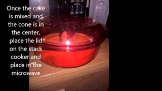 Cake in the Tupperware Stack Cooker