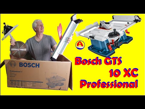 ⁣Bosch GTS 10 XC Table Saw unboxing and first impressions