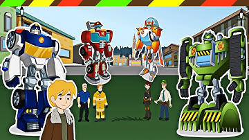 Transformers Rescue Bots: Hero Adventures 2 | Robot biến hình Xe cứu hộ cho trẻ em | DCTE