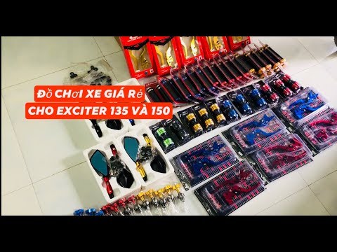 Đồ chơi xe giá rẻ cho exciter 135 và 150 nha a e ơi !
