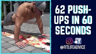 Most Push-Ups in 60 seconds | Vlog 2