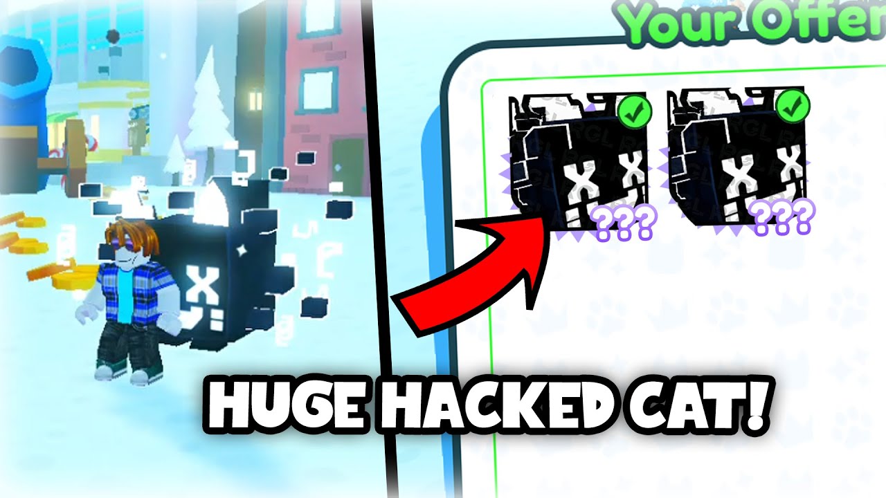 I GOT *HUGE HACKED CAT* in Pet Simulator X (Roblox) YouTube