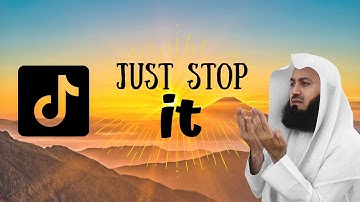 Scrolling through TikTok every day! - Mufti Menk with subtitle