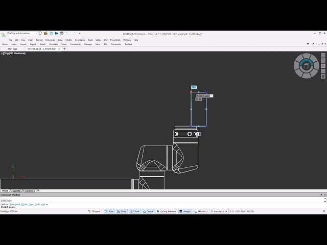 Enter Exact Dimensions Instantly with QINPUT | What's New in DraftSight 2027