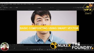 How to do basic compositing using Smart Vectors in the Foundry Nuke X in hindi | BAJRANGI VFX