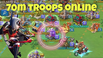 Lords Mobile - 70m troops online trap. Can we burn it? Big target on war gear