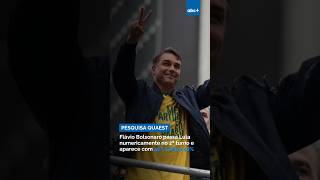 Flávio Bolsonaro Surpasses Lula Numerically in Runoff, Leading 42% to 40%