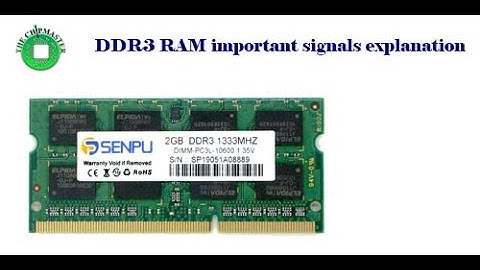 laptop motherboard architecture and bus functions explanation and RAM important  timing signals