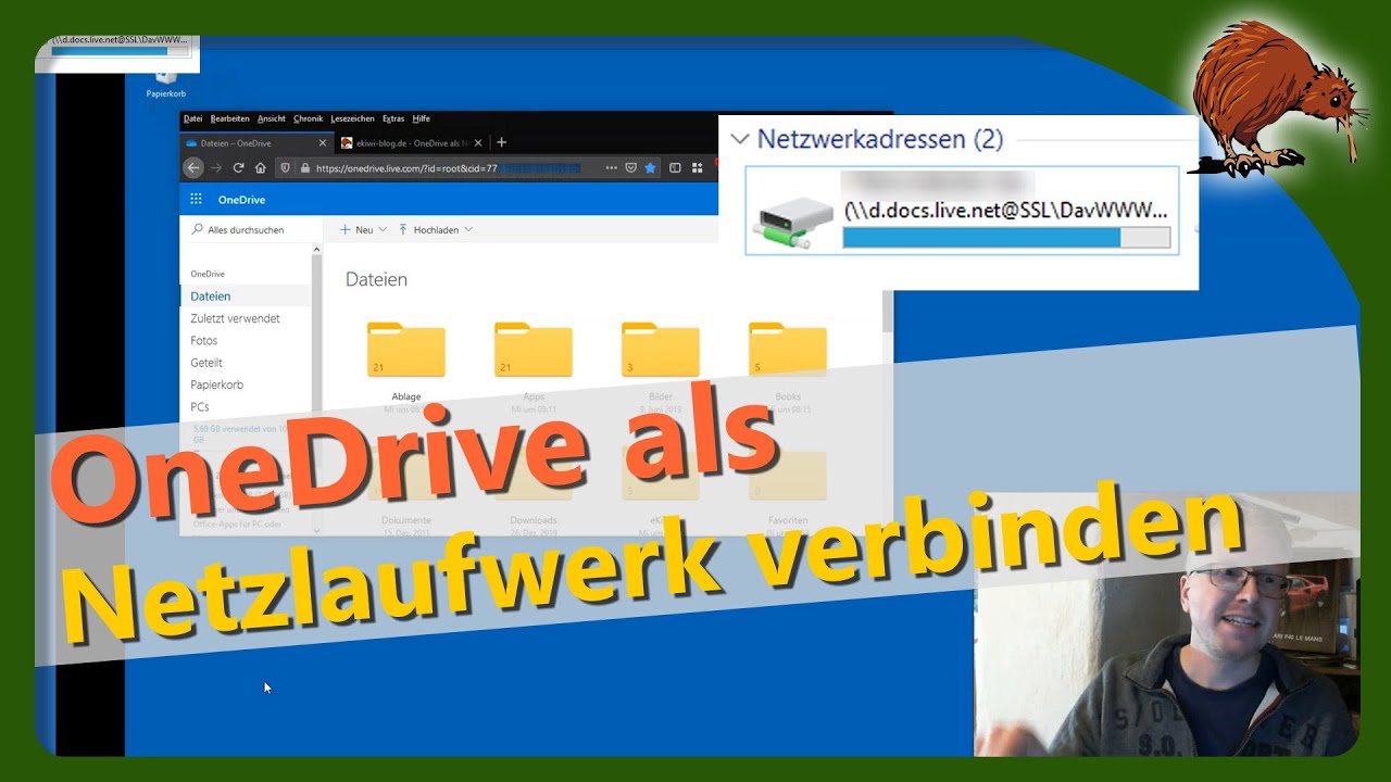Update OneDrive als Netzlaufwerk einbinden