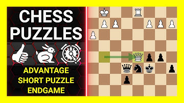Chess Puzzles to Practice. Themes: Advantage, Short puzzle, Endgame. Learn Chess