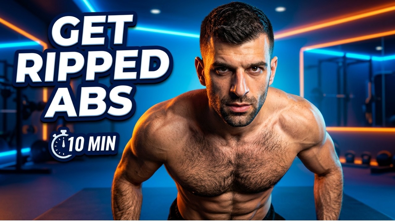 10 Minute Ab Workout at Home (Get Ripped Abs Without Equipment) - YouTube