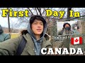 Japan to canada  first day in canada as an international student sinsim  abishek gurung