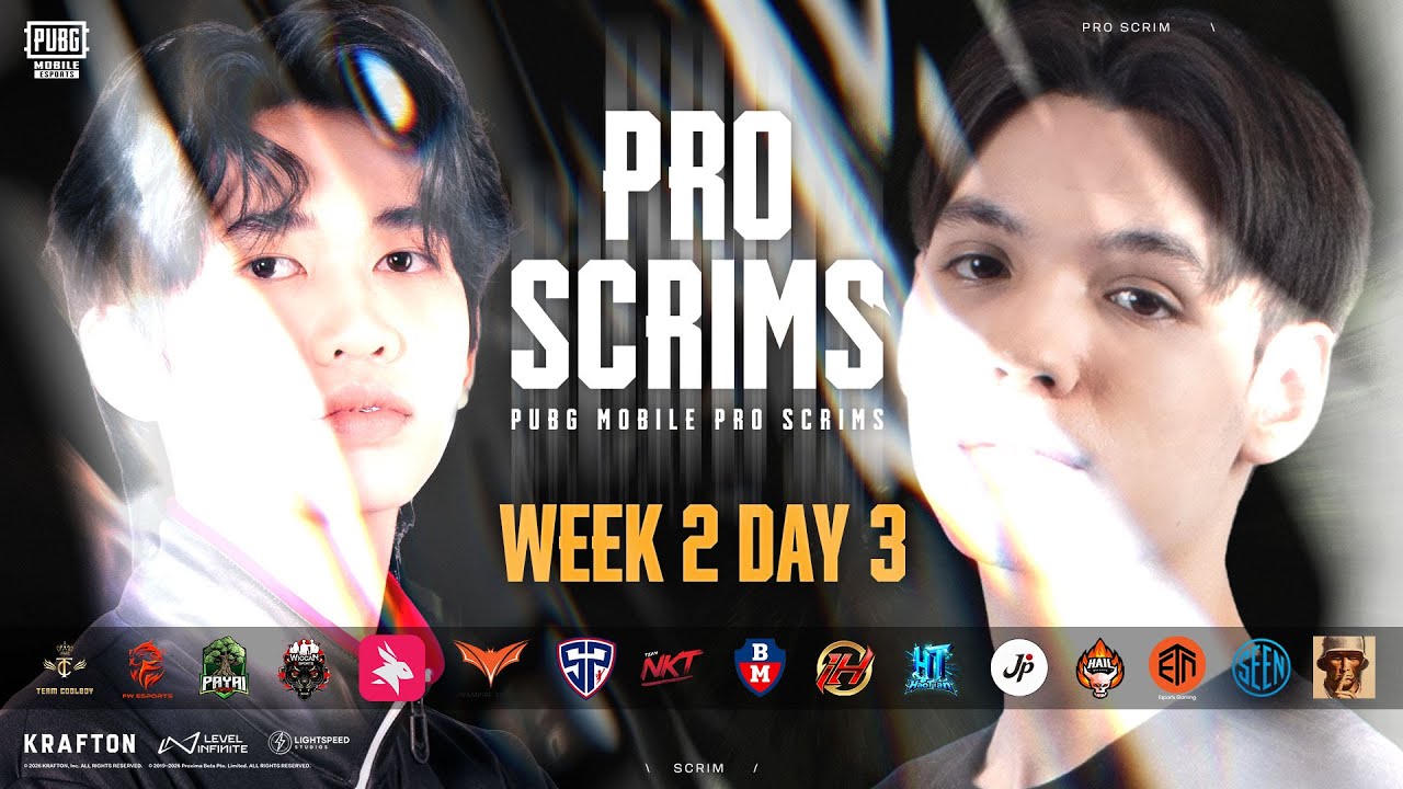 🔴สด! รายการห้องซ้อม PUBG MOBILE PRO SCRIMS Season 1 W2 D3