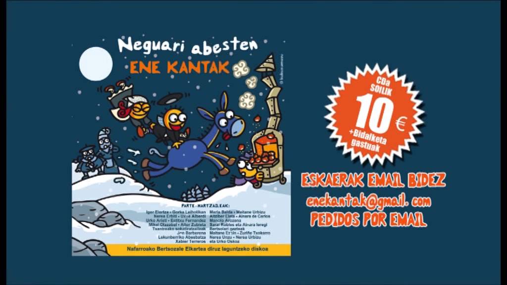 ENE KANTAK - NEGUARI ABESTEN - Urtaro Zuriko Emakumea