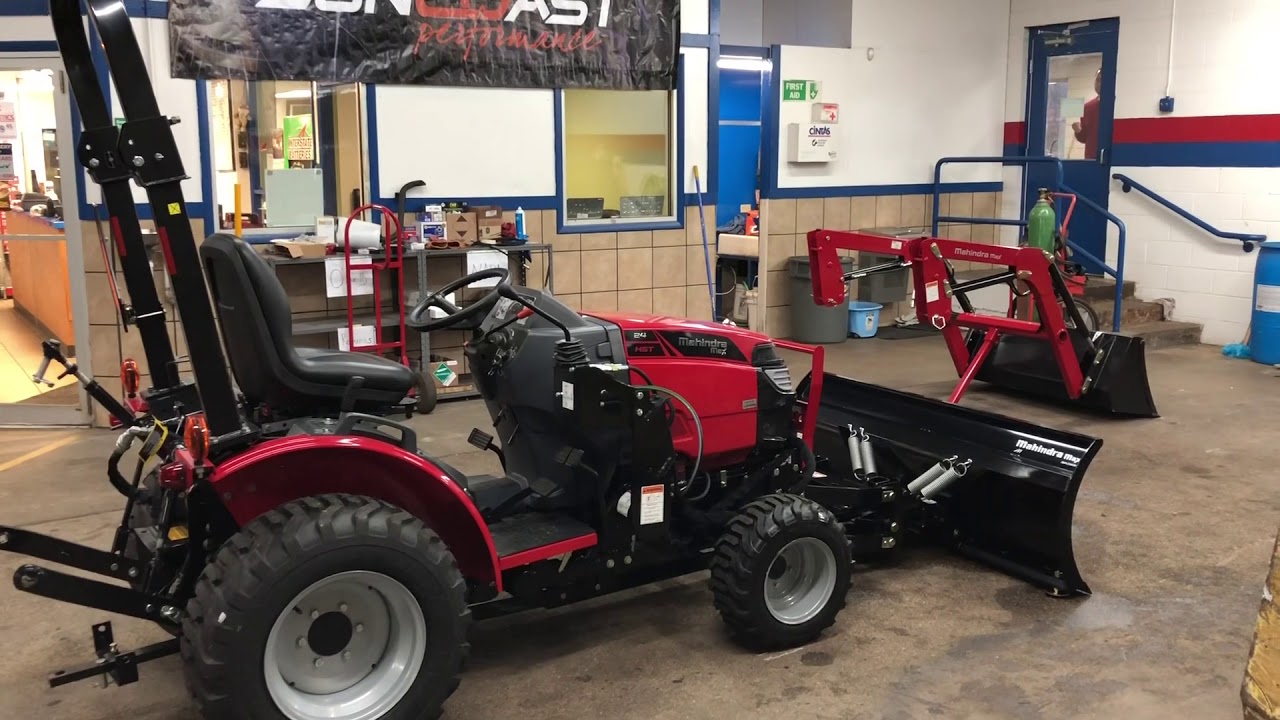 Mahindra Max 24 62” Subframe Snow Plow Installation YouTube