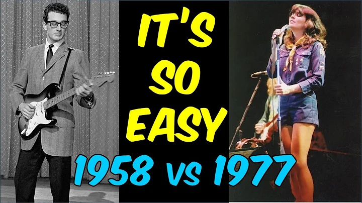 Buddy Holly vs Linda Ronstadt | Its So Easy | 1950...