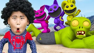 What If Many SPIDER-MAN & JOKER in 1 HOUSE ??|| SMILING CRITTERS Rescue Tani From Hulk Zombie