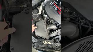2018 Audi A4 engine air filter change K&N