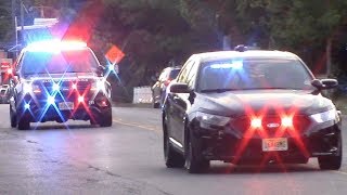 Police Cars Responding Compilation - Best Of 2017
