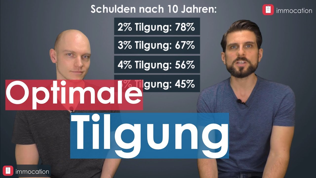 Update Immobilie finanzieren: Wie viel du tilgen solltest.