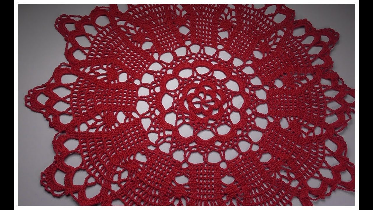 CROCHET Doily BEAUTIFUL Tutorial How to crochet Part 2 Салфетка крючком