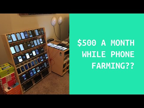 The $500 A MONTH Phone Farm! | July 2023 Phone Farm Update