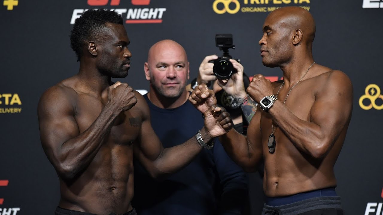 UFC Вегас 12: Силва vs Холл - Битвы взглядов - YouTube