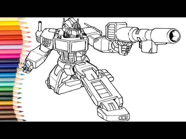 Tô Màu Robot Biến Hình Transformer||Transformers Coloring - Youtube