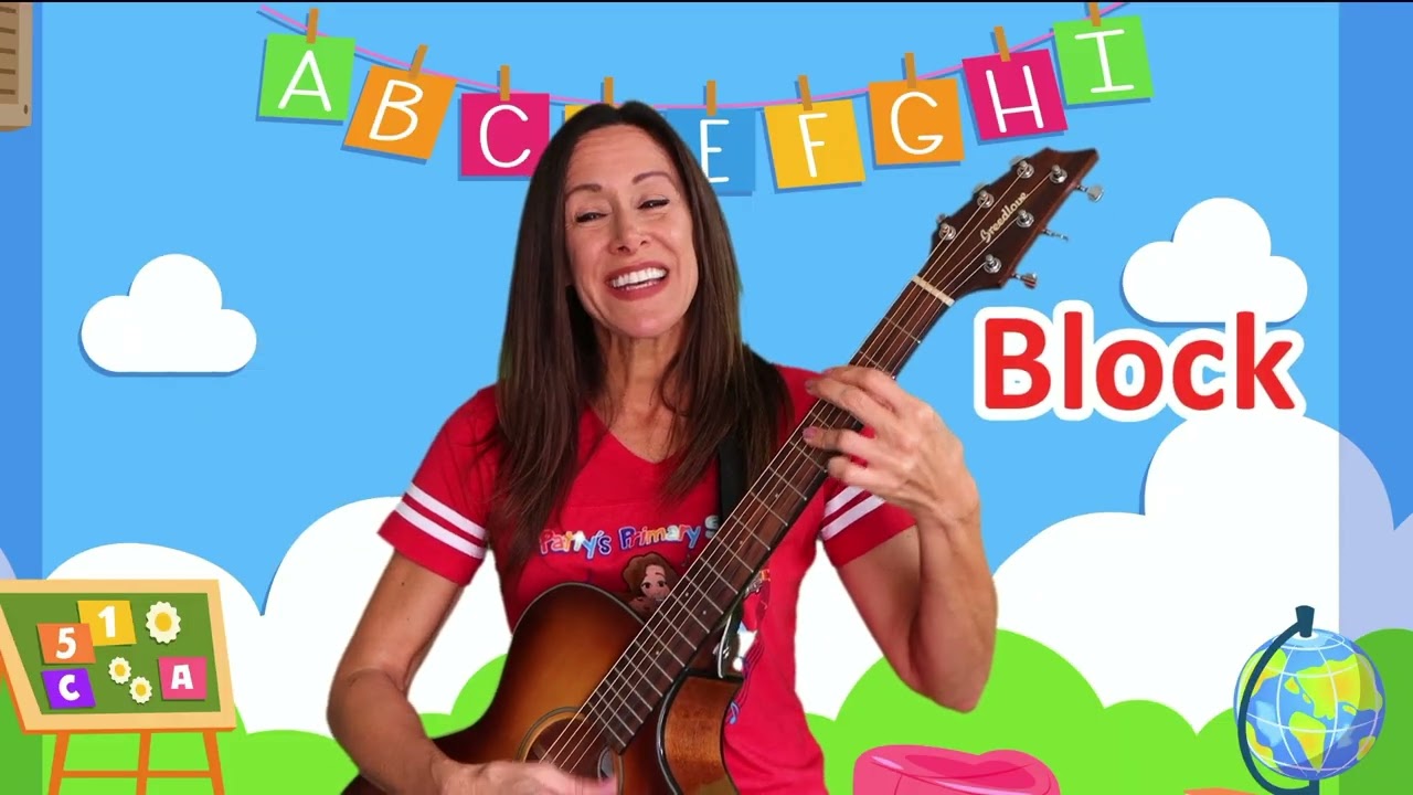 BL Blend Words Preschool, эпизод 1, неделя первая, музыкальное время с Пэтти Шуклой