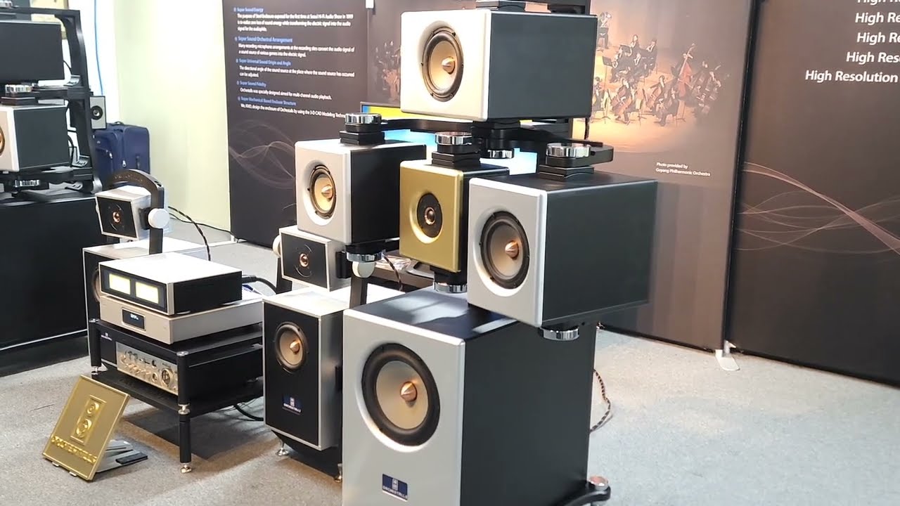 Highend Munich 2024, MOC Hall 2(Room J08), Orchestalls Le Clavier 5-way Loudspeakers, Korea,