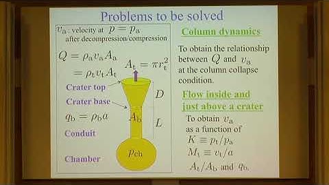 Prof. Takehiro Koyaguchi | The diversity of eruption styles of silicic magmas